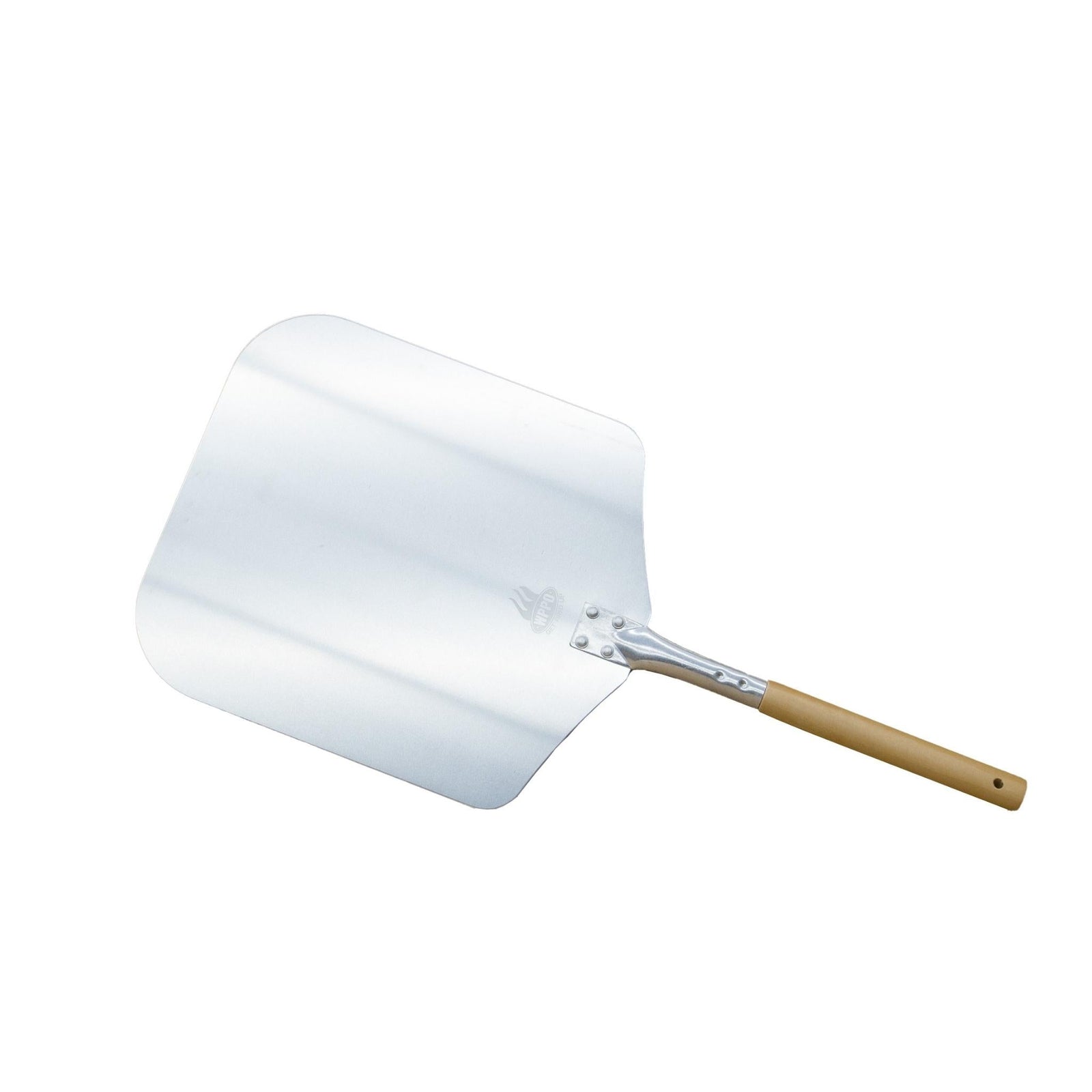 12" x 26" Traditional Aluminum Pizza Peel w/Wood Handle