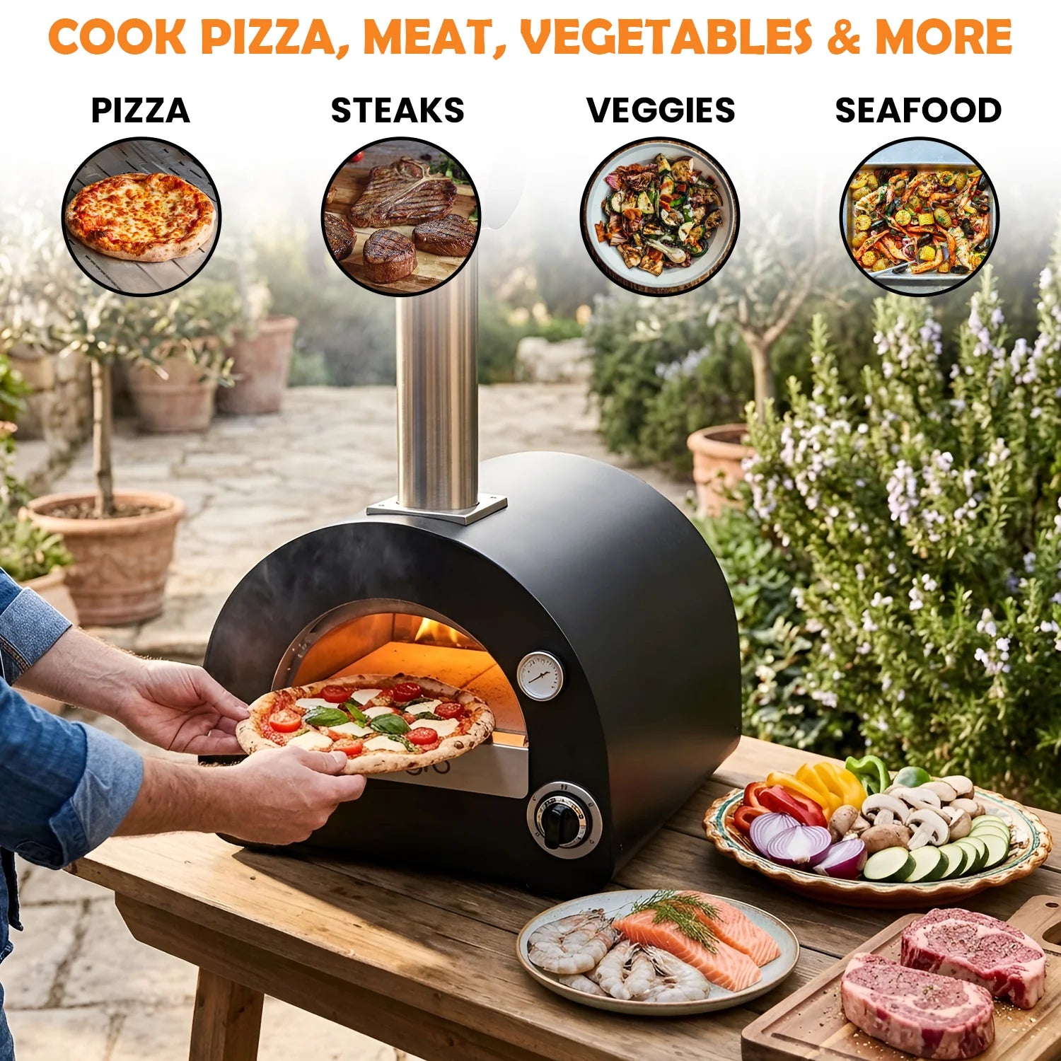 ItaliaForno Allegro Compact Gas Pizza Oven