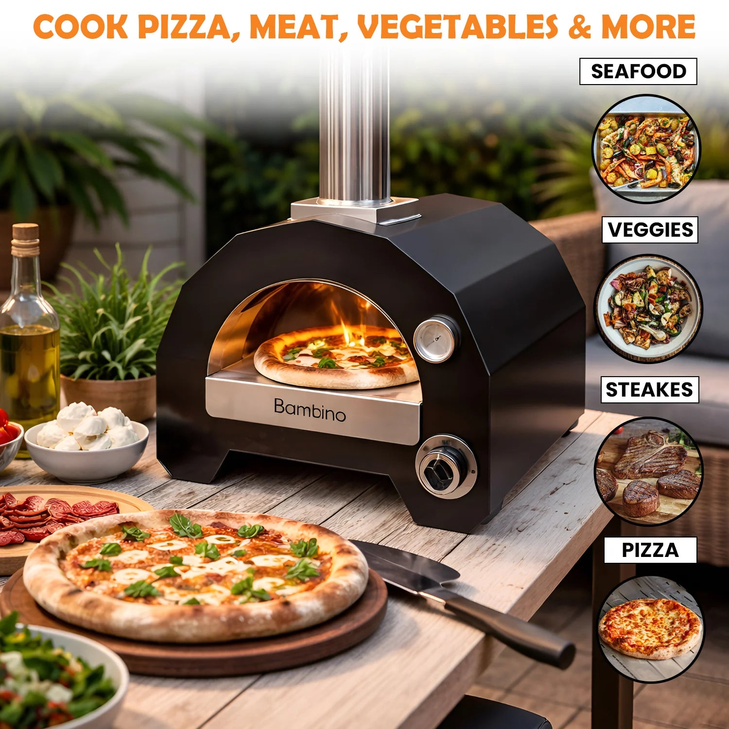 ItaliaForno Bambino Compact Gas Pizza Oven