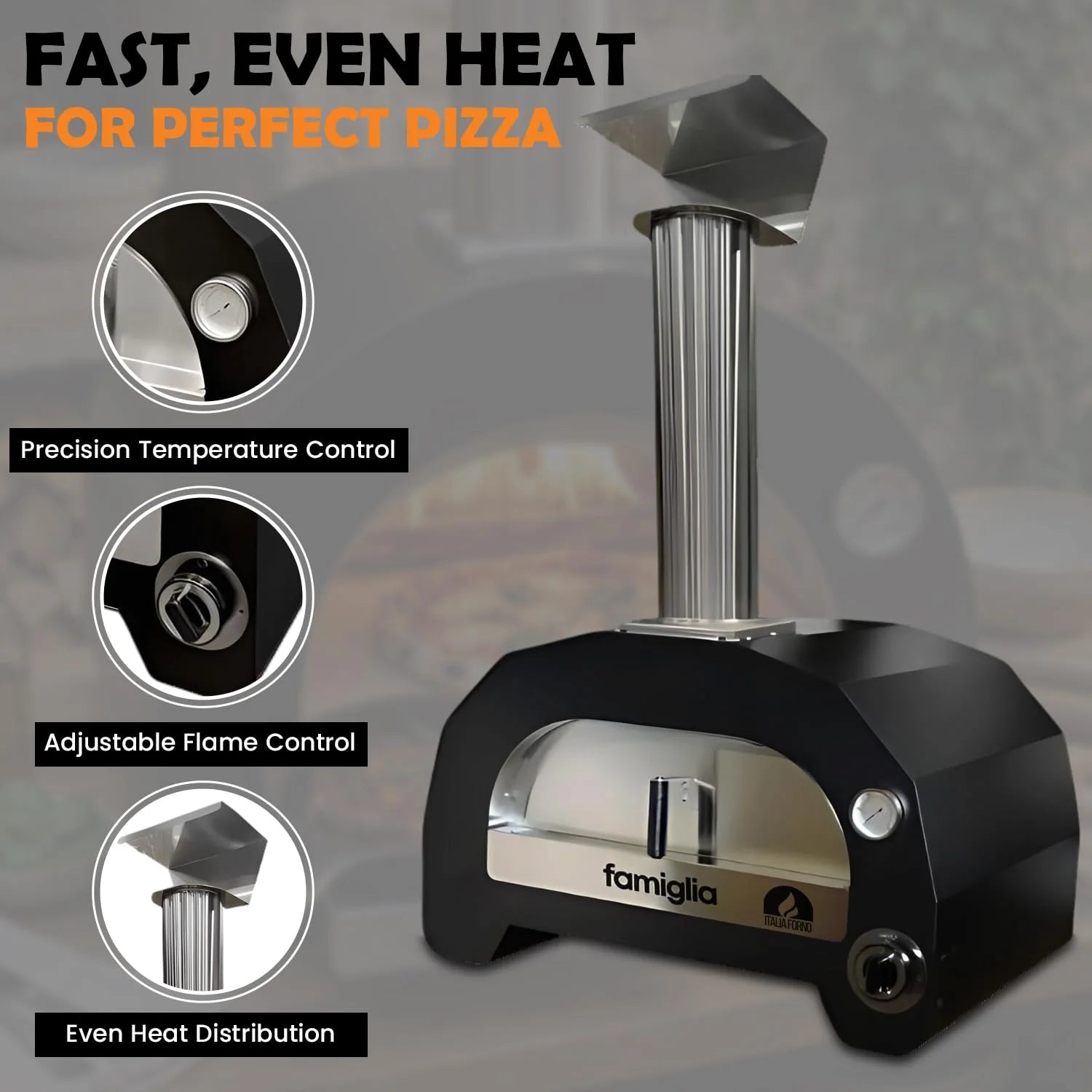 ItaliaForno Famiglia Gas Pizza Oven