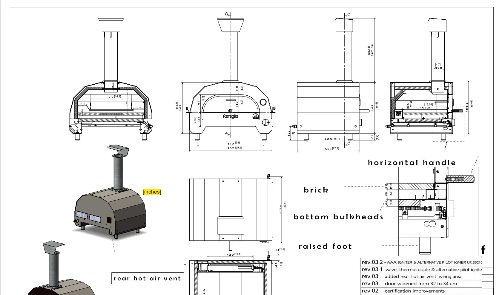 ItaliaForno Famiglia Gas Pizza Oven