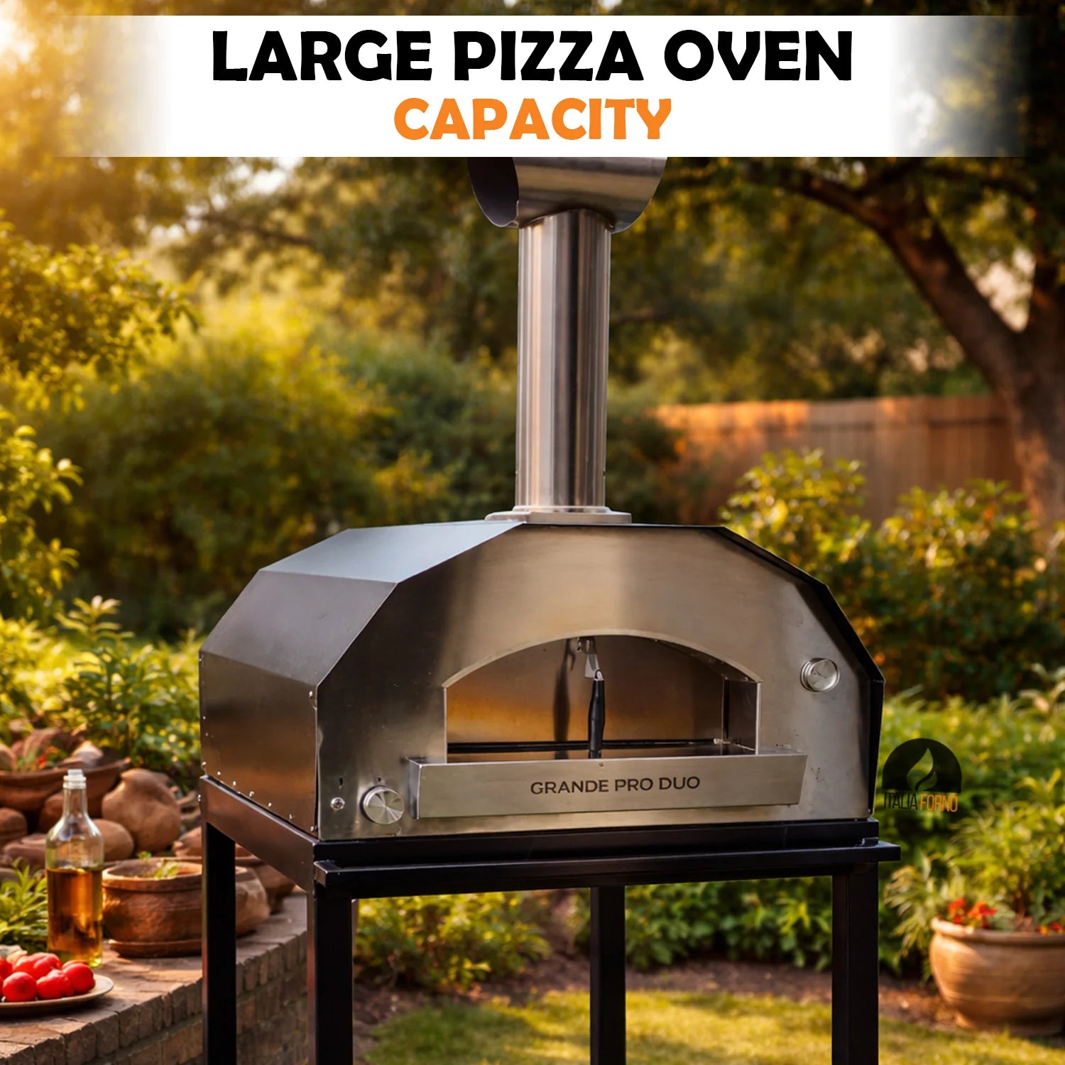 ItaliaForno Grande Pro Duo Hybrid Pizza Oven