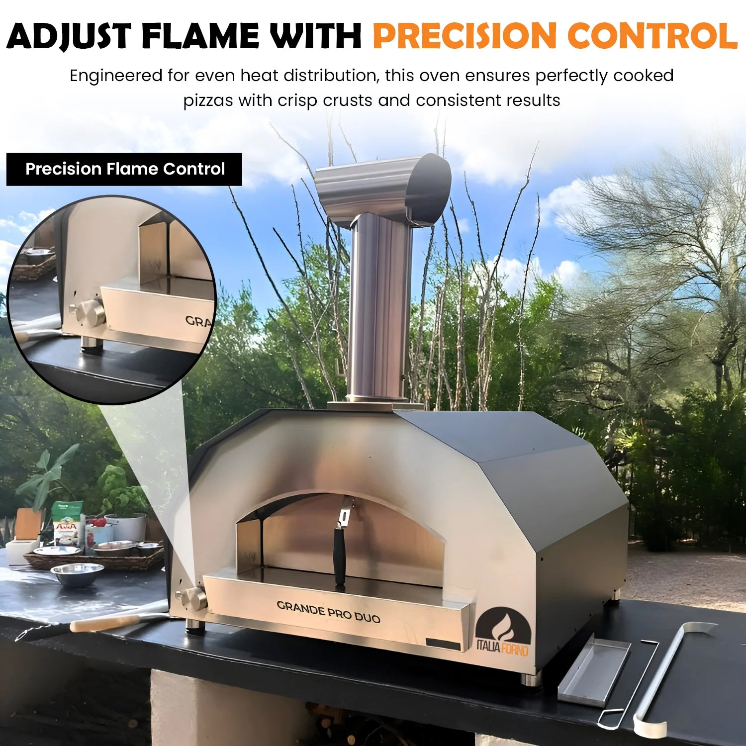 ItaliaForno Grande Pro Duo Hybrid Pizza Oven