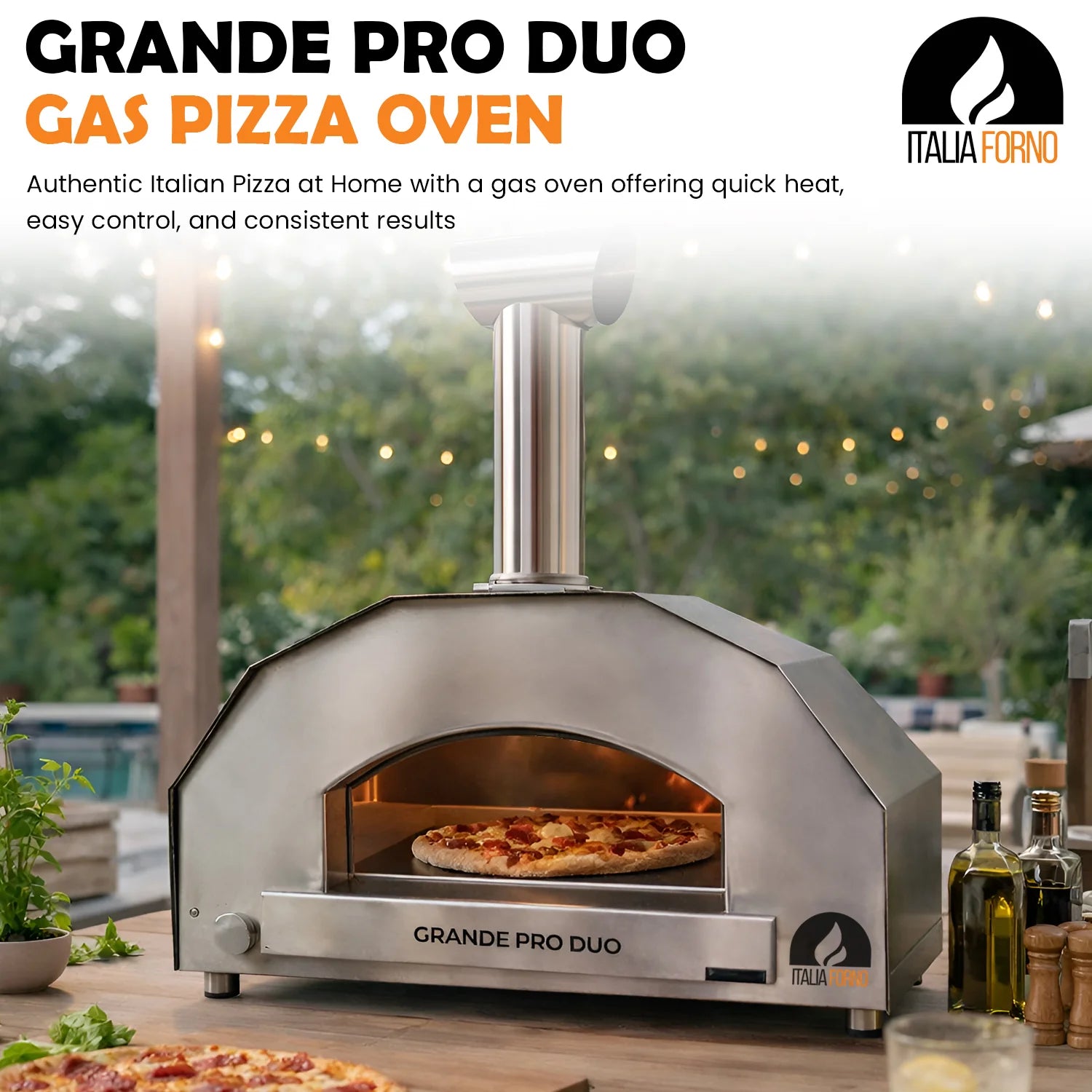 ItaliaForno Grande Pro Duo Hybrid Pizza Oven