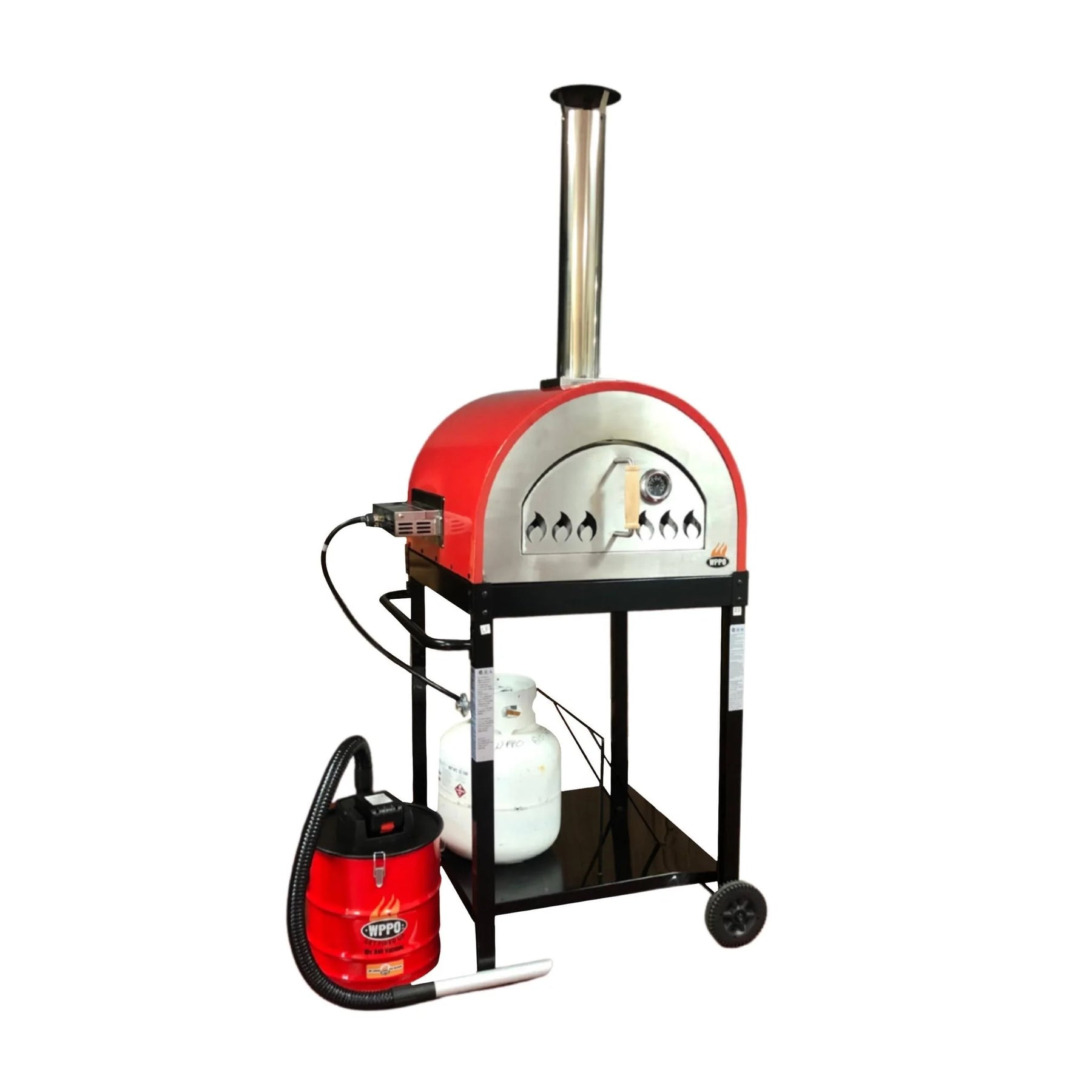 Traditional 25 Dual Fuel Pizza Oven - Black